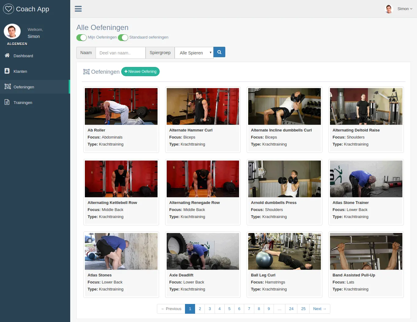 CoachApp, screenshot 2 of 4