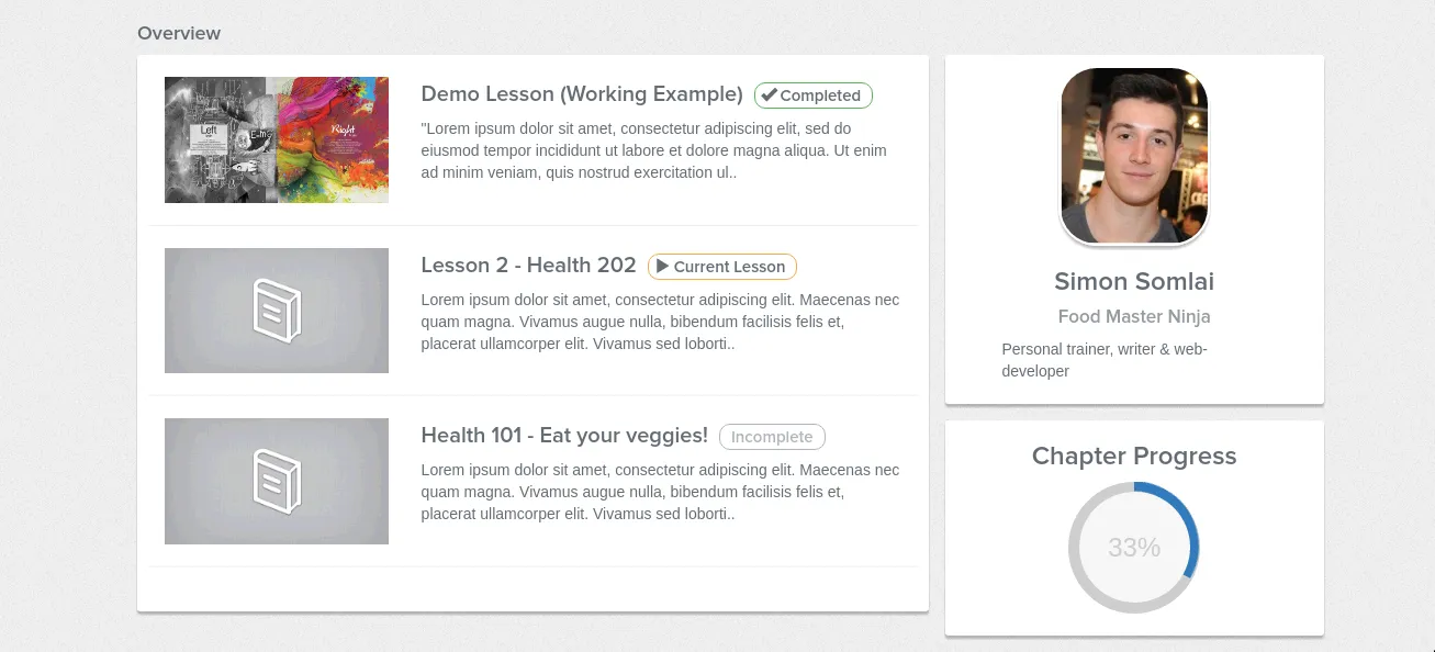 Video Course App, screenshot 2 of 6