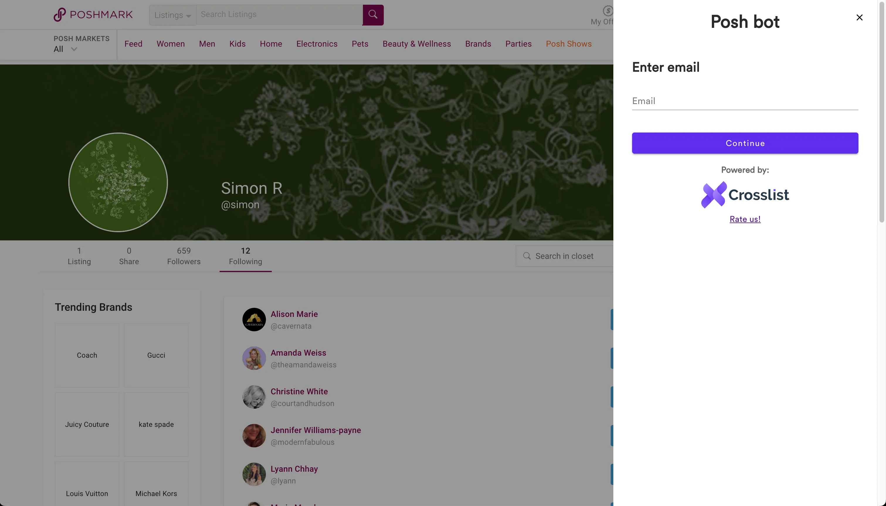 Crosslist, screenshot 2 of 11