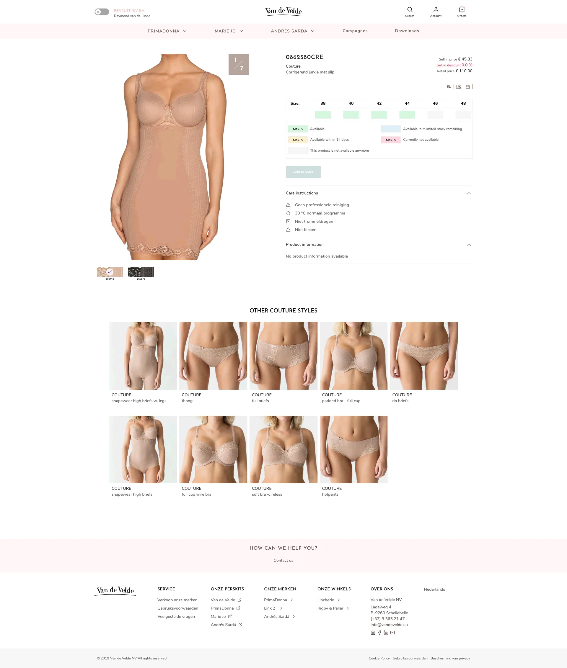 Van De Velde, screenshot 3 of 4