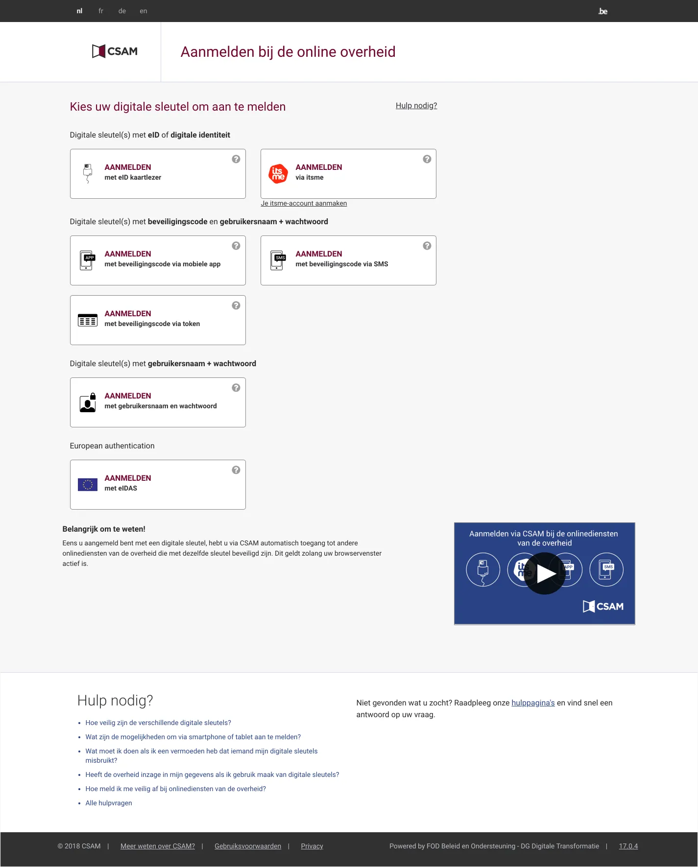 Vlaamse Overheid, screenshot 3 of 5