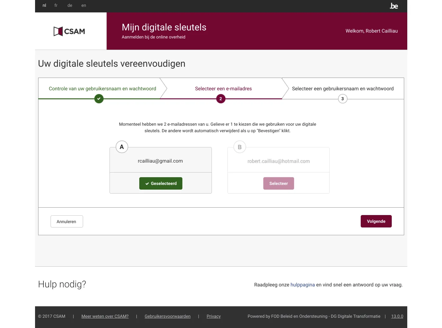 Vlaamse Overheid, screenshot 4 of 5