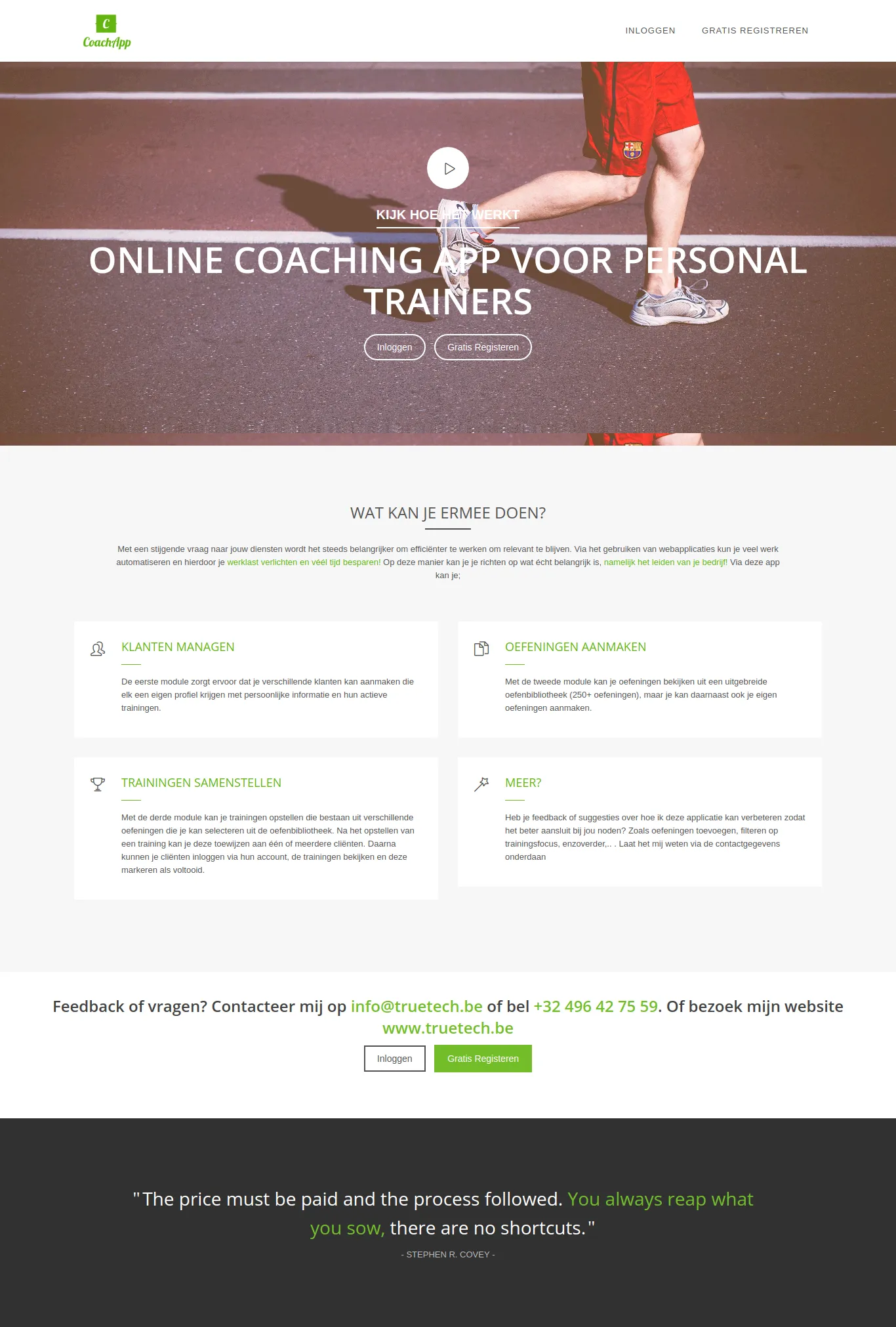 CoachApp, screenshot 4 of 4