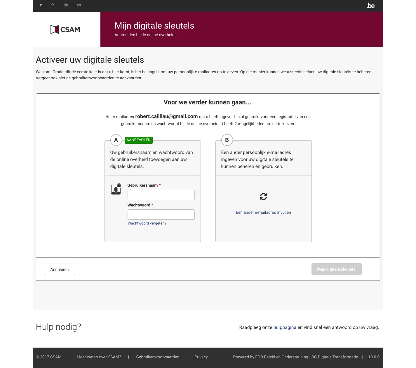 Vlaamse Overheid, screenshot 5 of 5