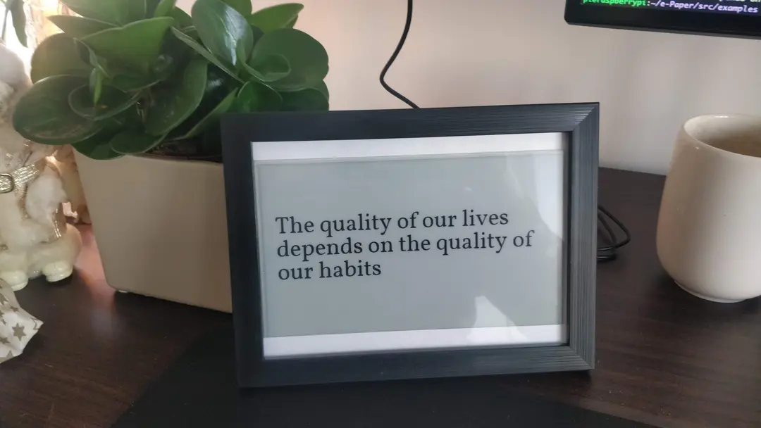 How to Make an E-paper Quote Display (With Raspberry Pi) - Webdesign Antwerpen