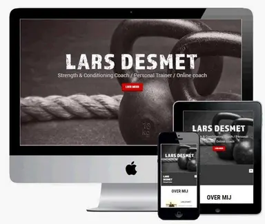 Lars Desmet Personal Training - Webdesign Antwerpen
